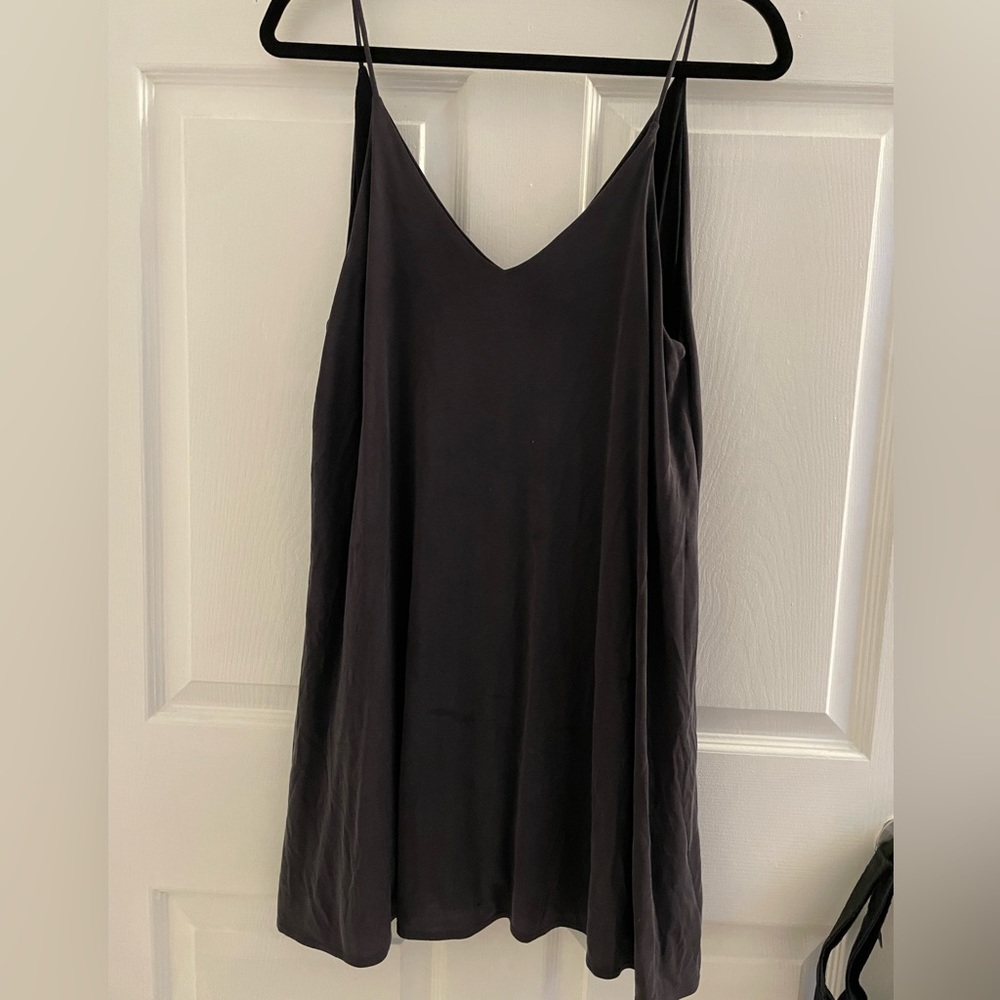 Aritzia Talula Grey/Black Mini Dress